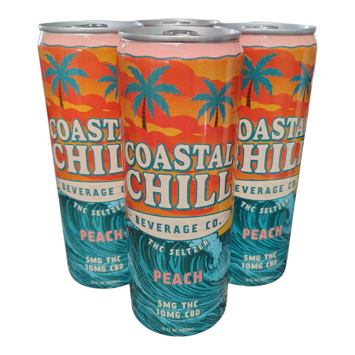 Coastal Chill Peach Seltzer 1 Coastal Chill Peach Seltzer